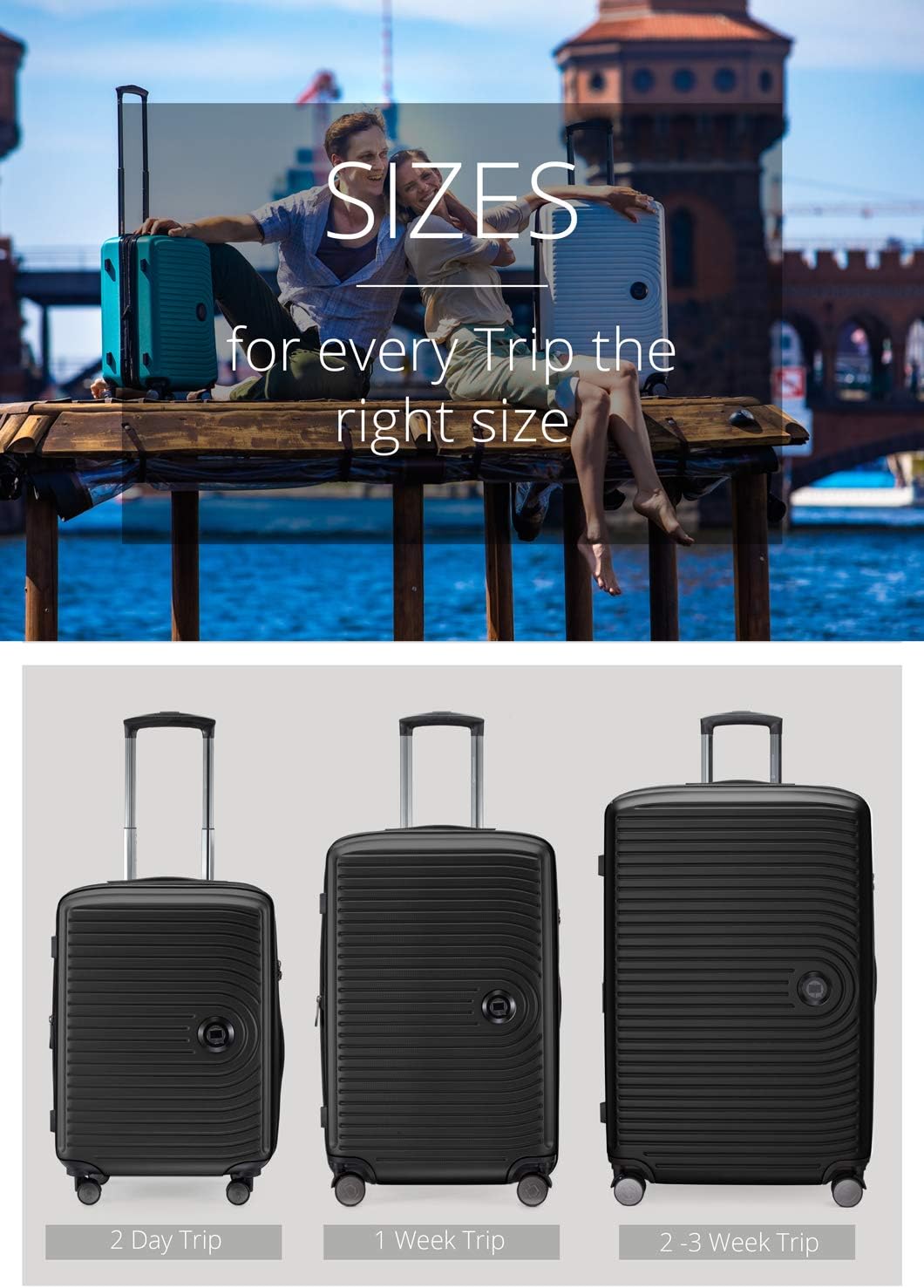 Hauptstadtkoffer Mitte - Hand Luggage 55X40X23, TSA, 4 Wheels, Travel Suitcase, Hardside Suitcase, Rolling Suitcase, Hand Luggage Suitcase, Cabin Luggage Suitcase