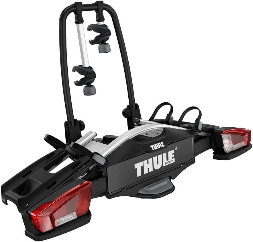 Thule VeloCompact Bicycle Carrier Towing Hitch Black/Aluminium 2 Bikes