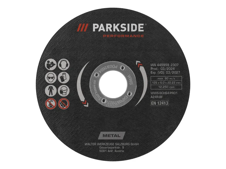 PARKSIDE PERFORMANCE Disque pour meuleuse d'angle
