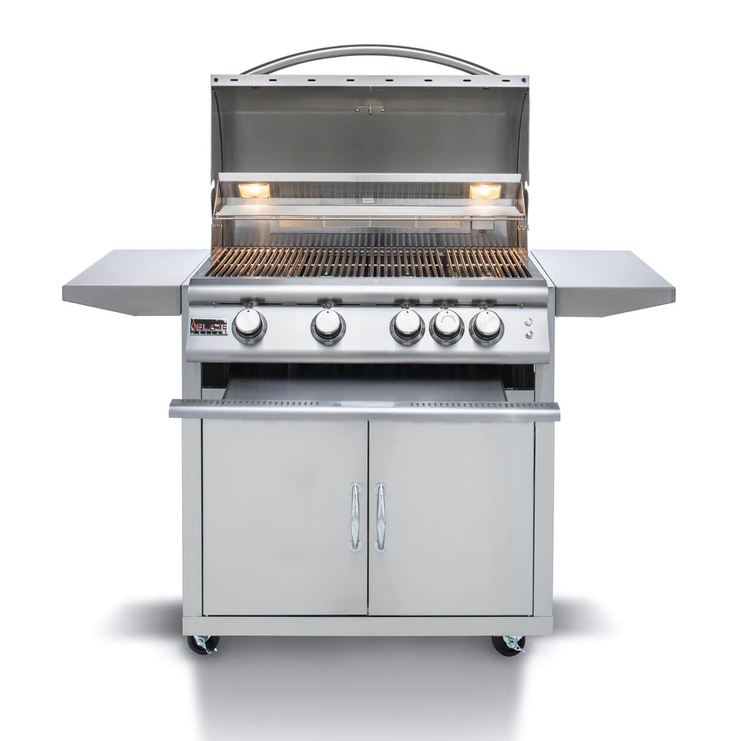 Blaze Premium LTE 32-Inch 4-Burner Propane Gas Grill With Rear Infrared Burner & Grill Lights - BLZ-4LTE2-LP
