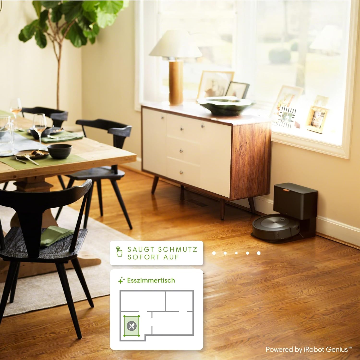 iRobot Roomba j7+ (j7556) Wi-Fi Enabled Robot Vacuum Cleaner With Automatic Suction Station