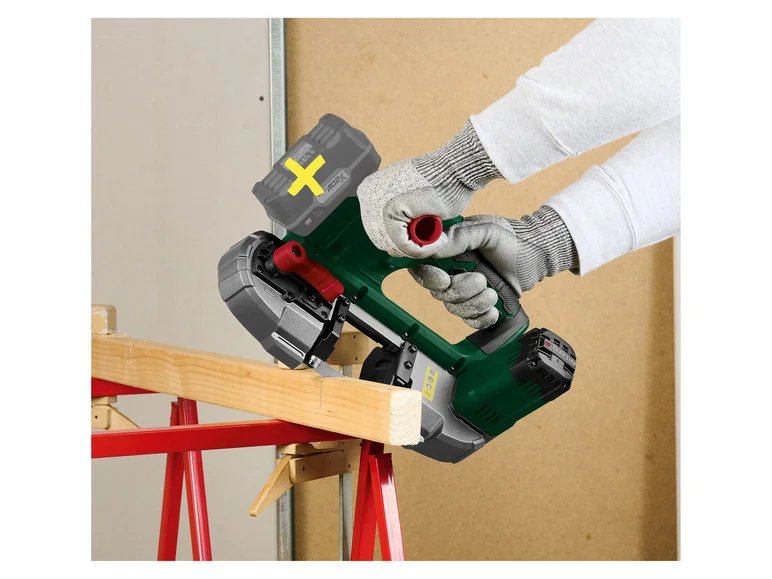 PARKSIDE Scie à ruban sans fil PMBA 20-Li B2, 20 V