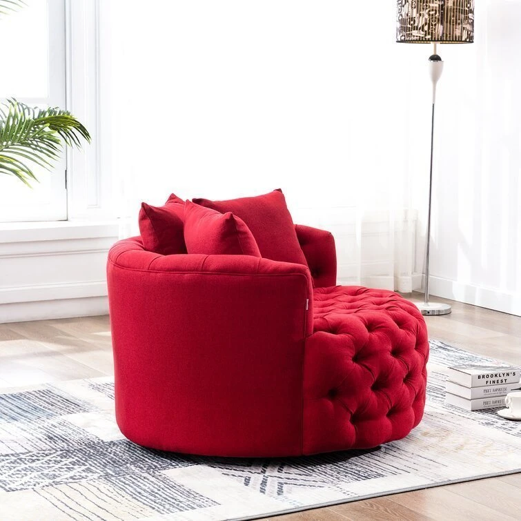 Damis 42.5'' Wide Tufted Oversized Accent Chair