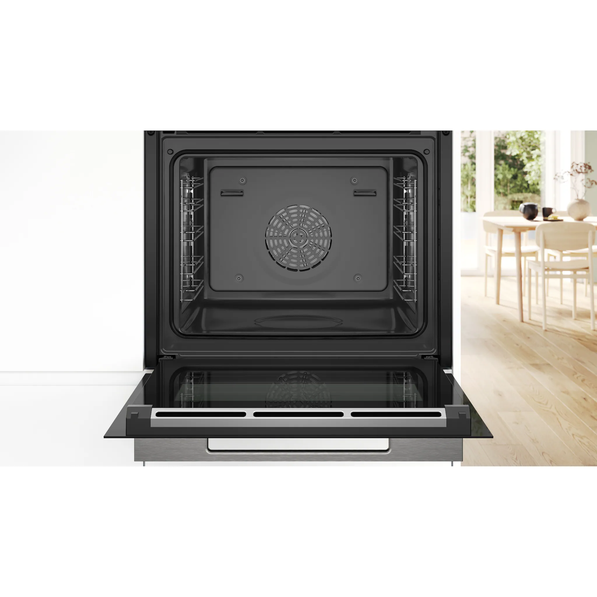 BOSCH Dampfbackofen Serie 8 »HSG7361B1«, mit Teleskopauszug nachrüstbar, AirFry-Funktion