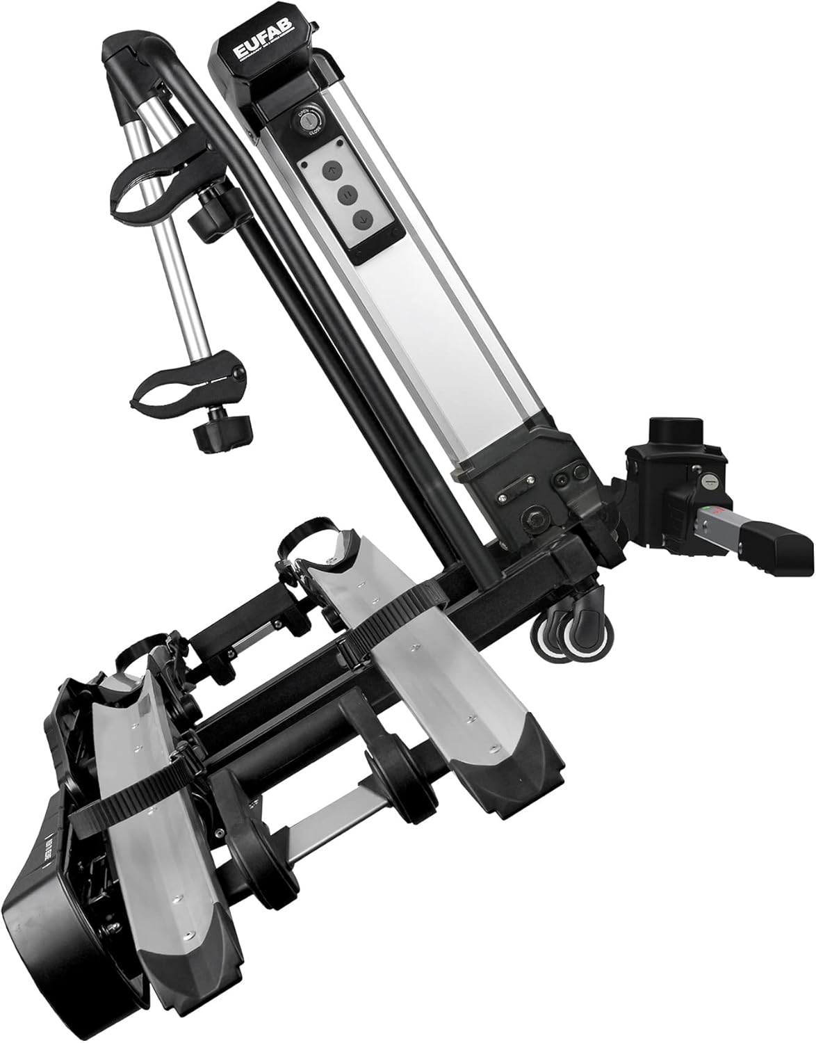 EUFAB 11535 Rear Carrier Bike Lift for Hitch, Black, 135x74x74cm