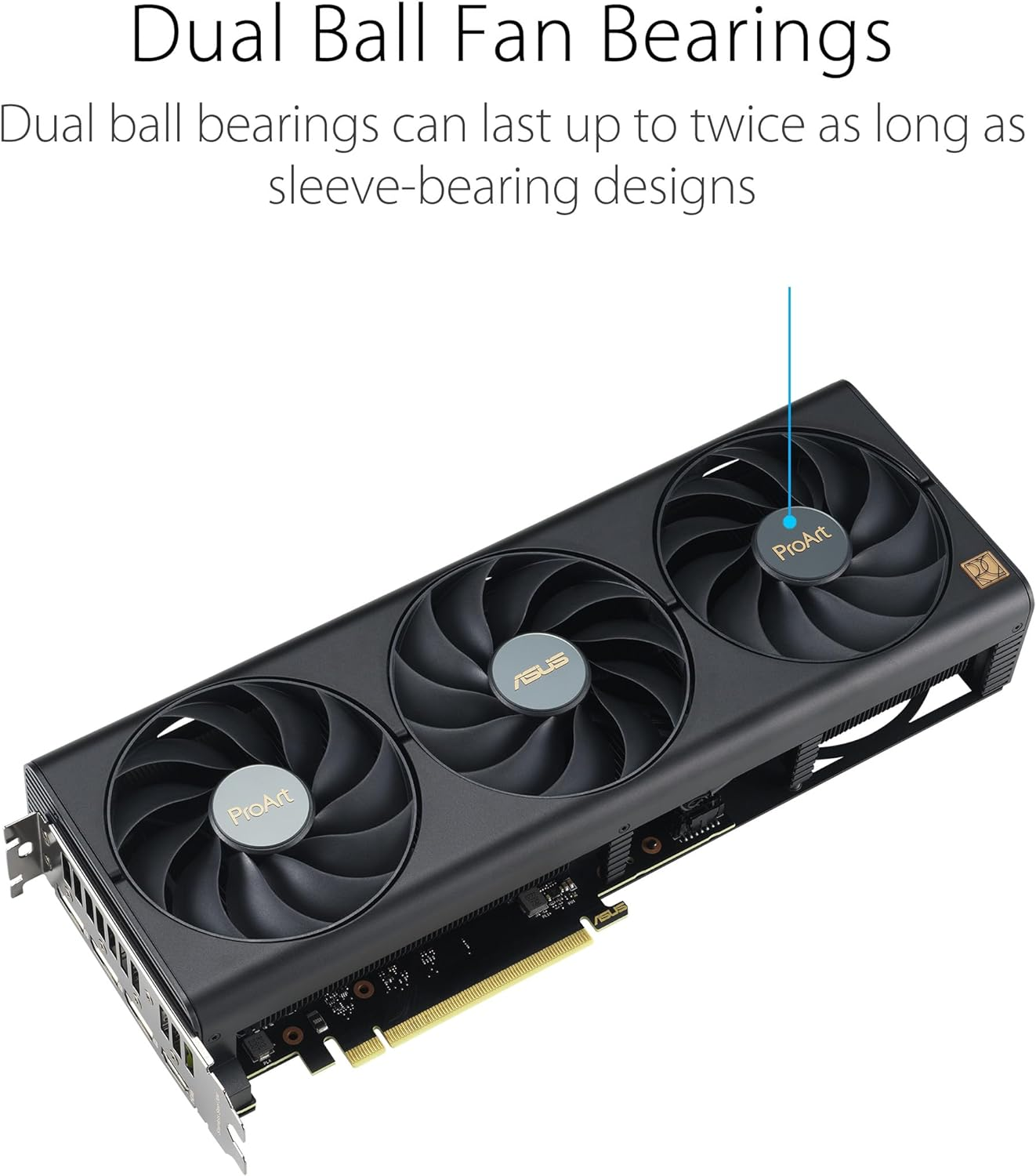 ASUS ProArt GeForce RTX 4060 Ti OC Edition 16GB GDDR6 Gaming Graphics Card (NVIDIA GeForce RTX4060Ti DLSS 3, PCIe 4.0, 1x HDMI 2.1a, 3X DisplayPort 1.4a, PROART-RTX4060TI-O16G)