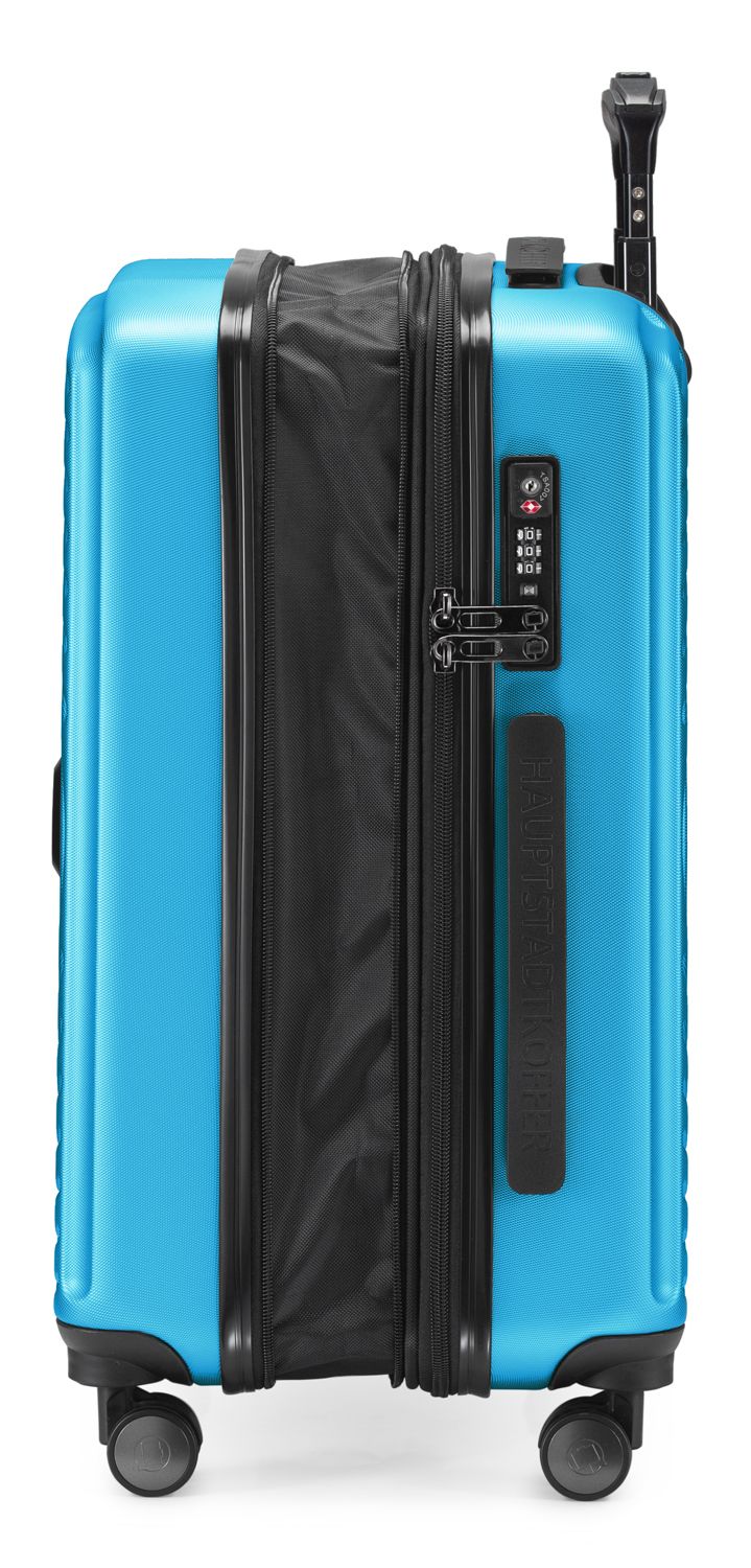 MITTE - hand luggage hard shell matt, XXL extension, TSA, 55 cm, 55 liters