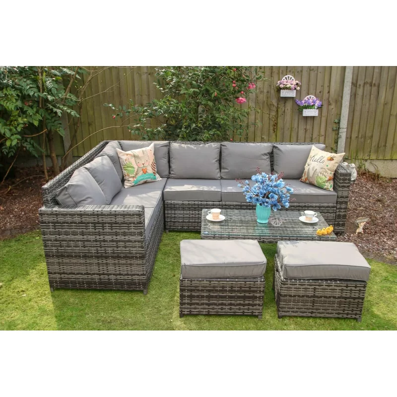 Ambrose 8 - Person Seating Group with Cushions