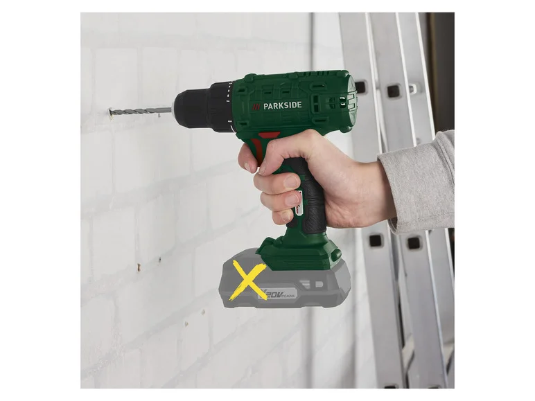 PARKSIDE Perceuse-visseuse sans fil PBSA 20-Li A1, 20 V