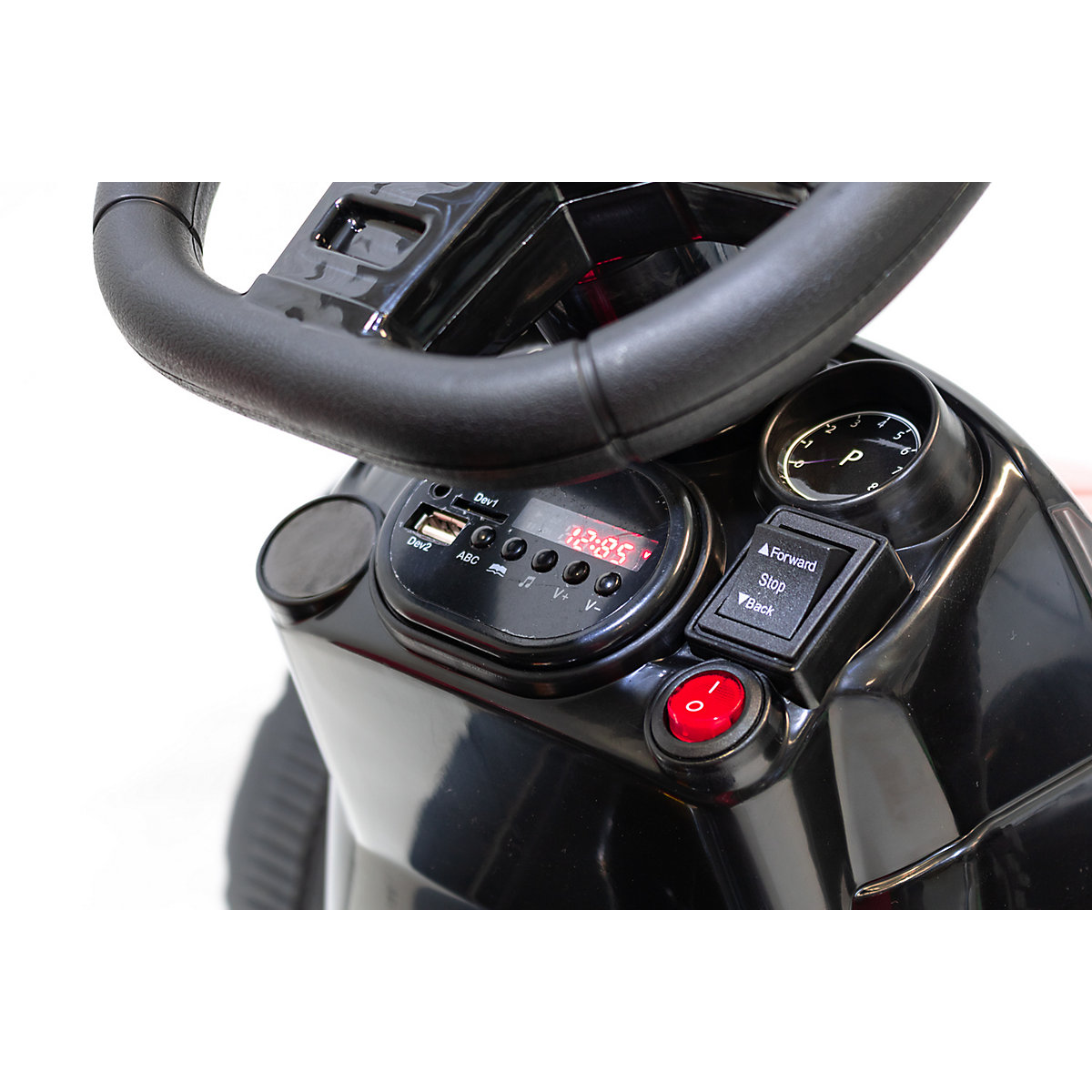 Kidcars Kinder Elektro Traktor 2X30W 12V 7Ah 2.4G RC inkl Anhnger grün