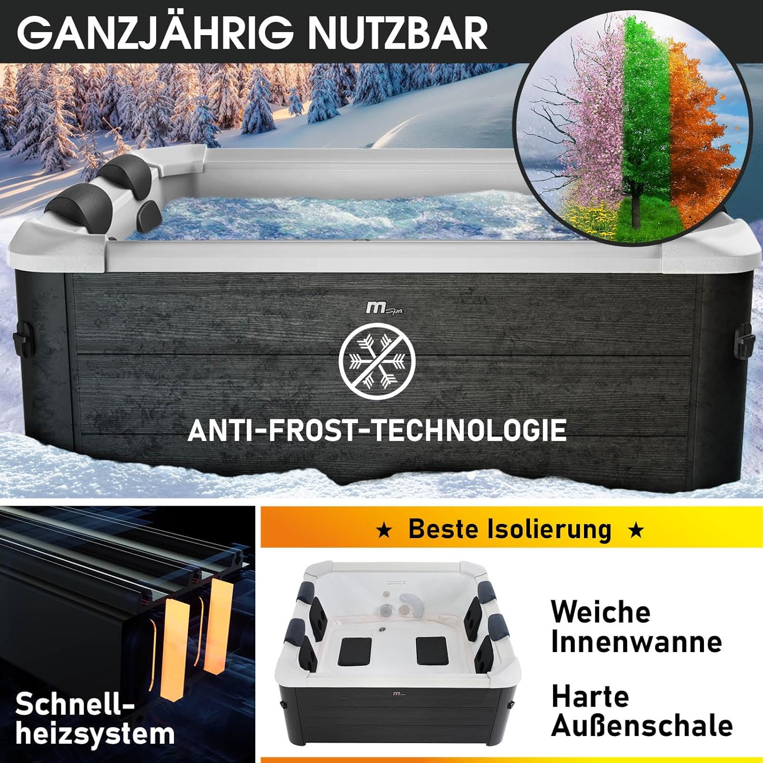 BRAST® Whirlpool MSpa Oslo Plus XXL