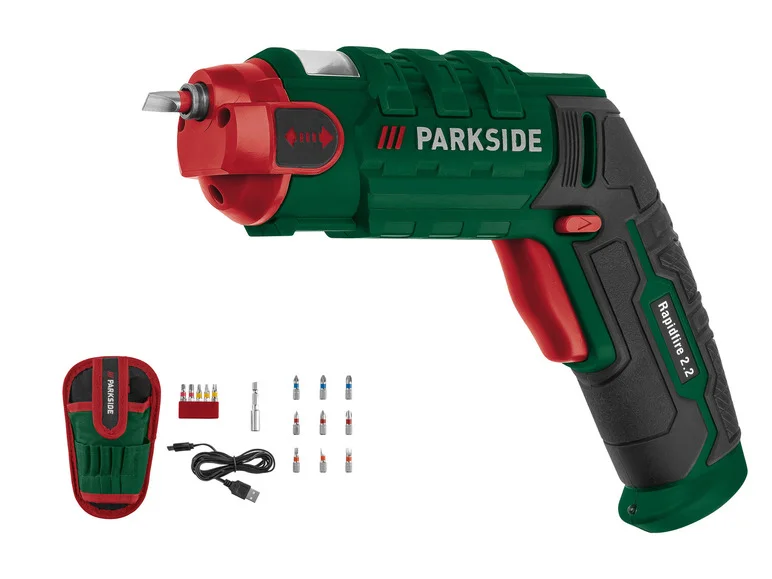 PARKSIDE Visseuse sans fil à embouts interchangeables Rapidfire 2.2