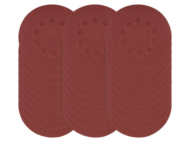 PARKSIDE Set de feuilles abrasives, pour meuleuses excentriques