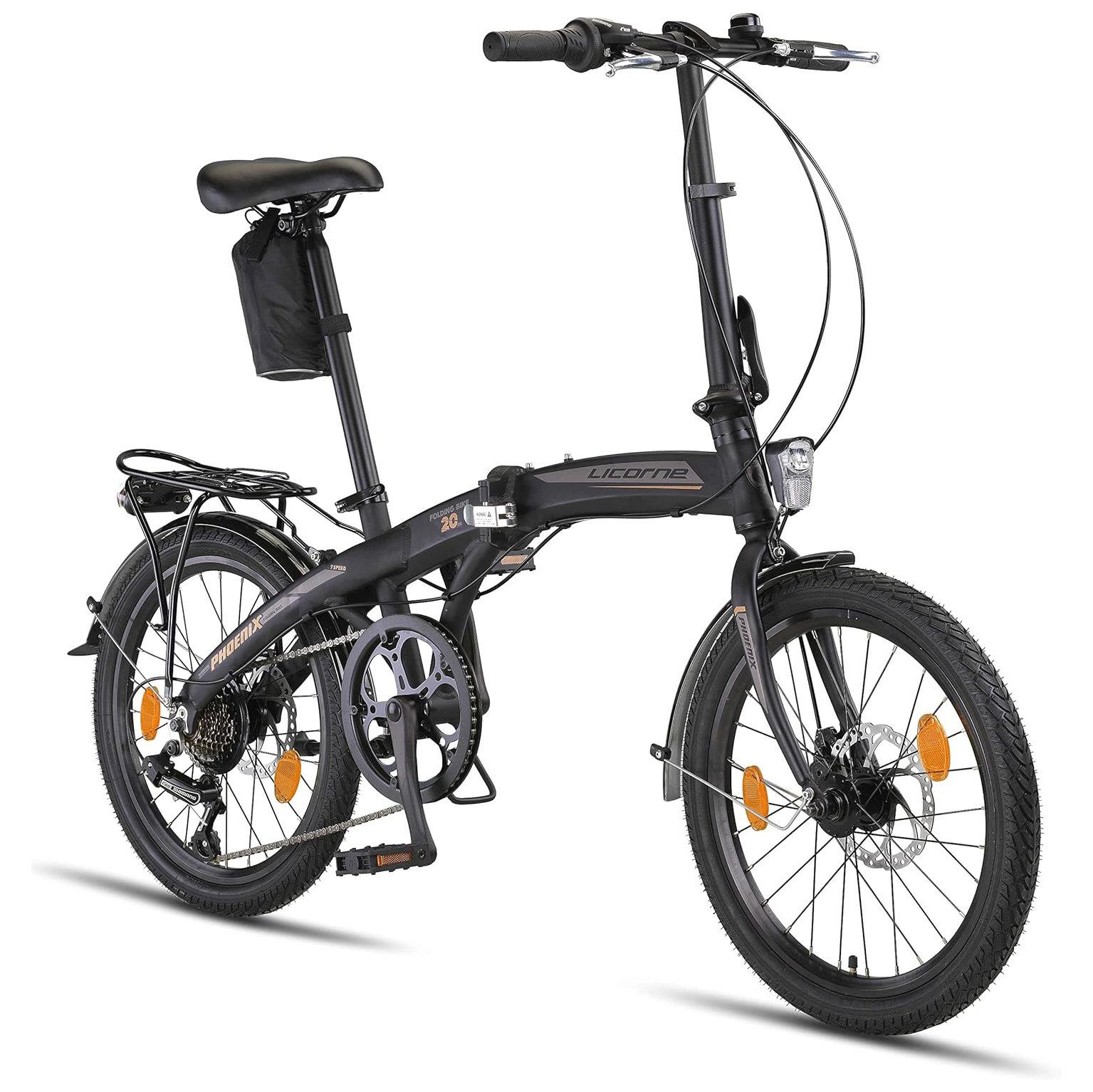 Licorne Bike Phoenix 2D, 20 Inch Aluminium Folding Bike