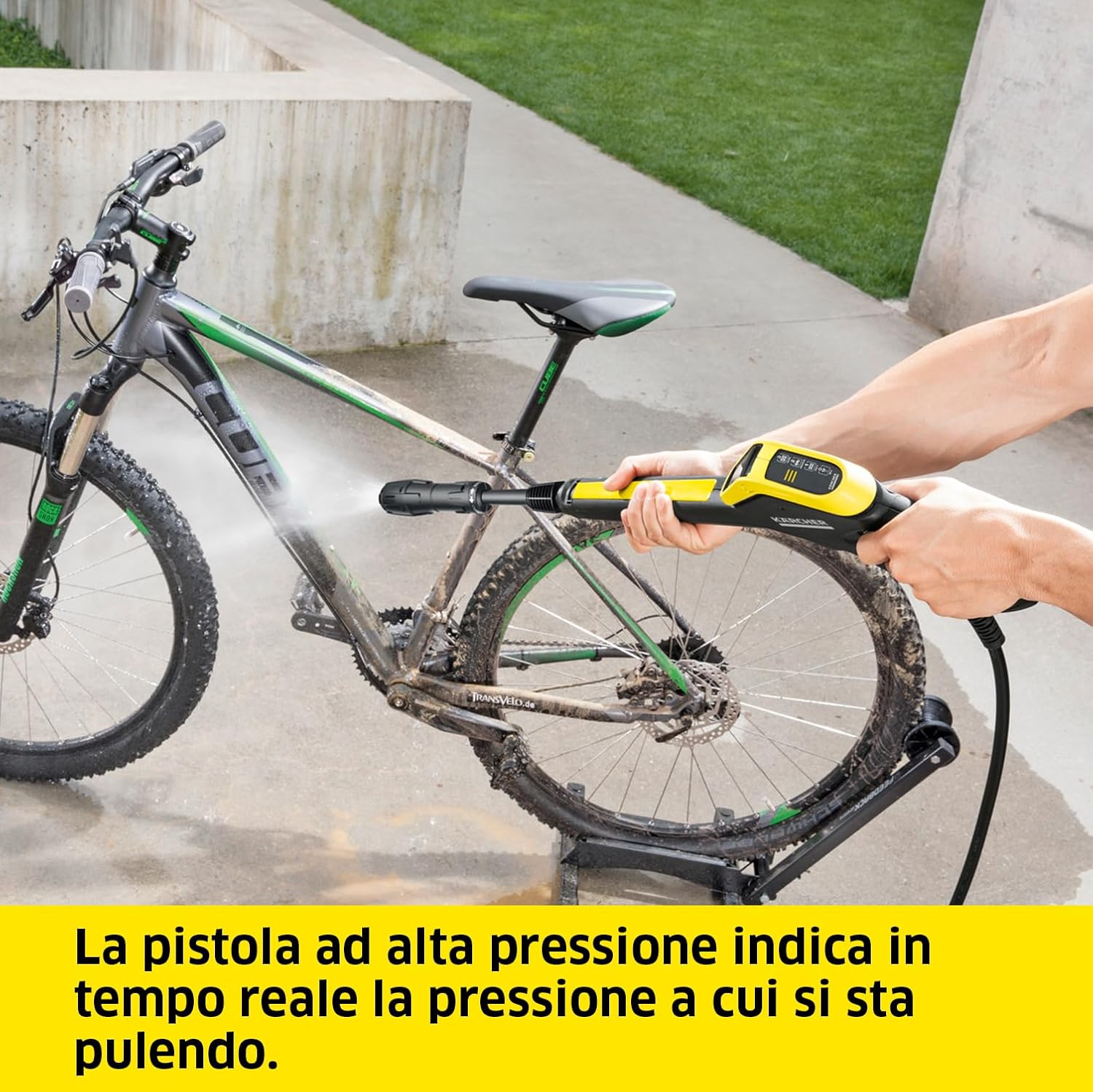 Kärcher K 5 Power Control - Idropulitrice ad Alta Pressione con Power Control,1800W, 145 bar, Idropulitrice elettrica professionale acqua fredda, 2 accessori e pistola LED, Giallo/Nero