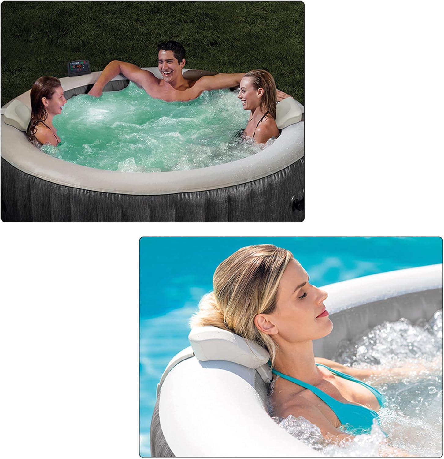 Intex Greywood Deluxe 28440EX Inflatable SPA 4 Person 795 Litres