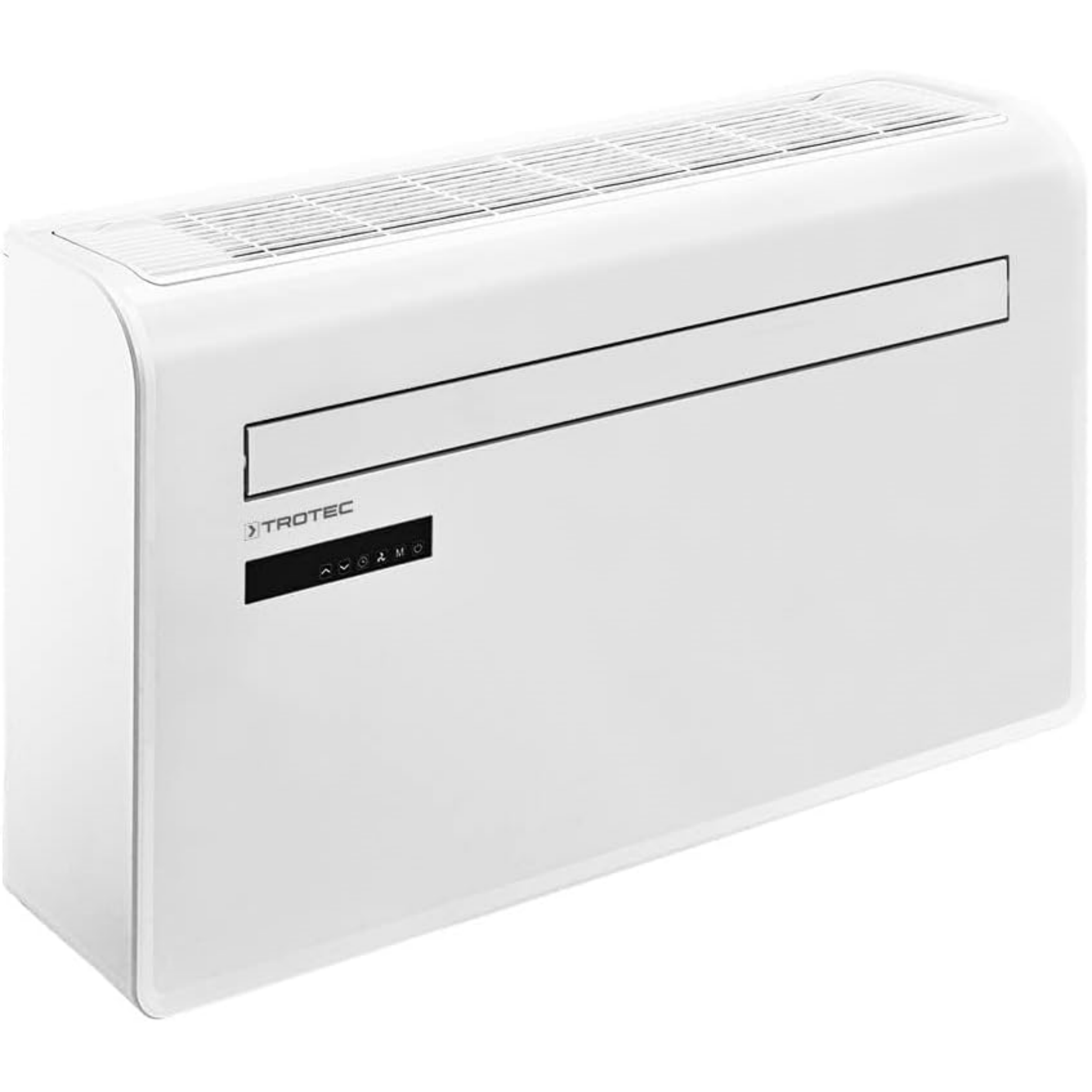 TROTEC Local Wall Air Conditioner PAC-W 2200 S Mobile Air Conditioner 4-in-1 Cooling, Heating, Ventilation, Dehumidification Air Conditioner 2.2 kW 8,000 BTU/h for Room Size up to 30 m² and 75 m³ [Energy Class A]