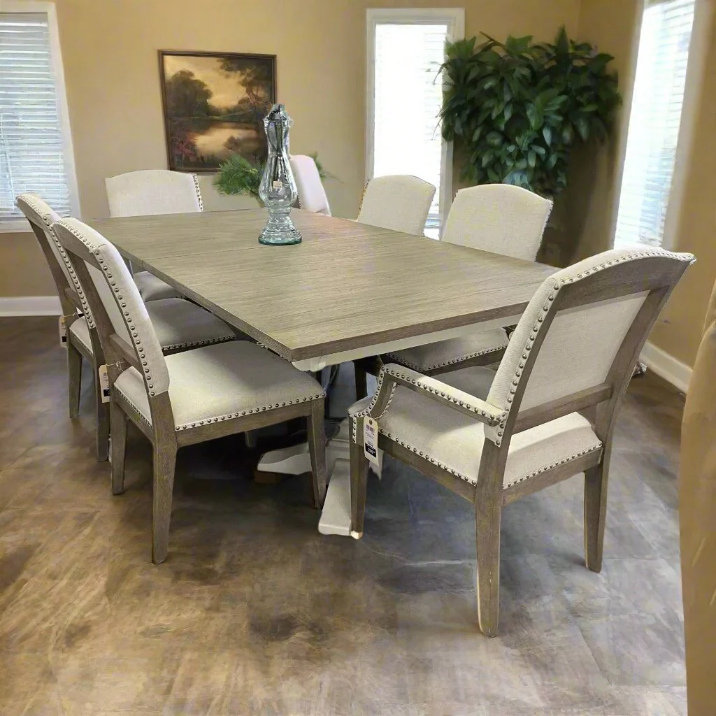 Charleston 7pc Dining Set  - Extendable (84-108)