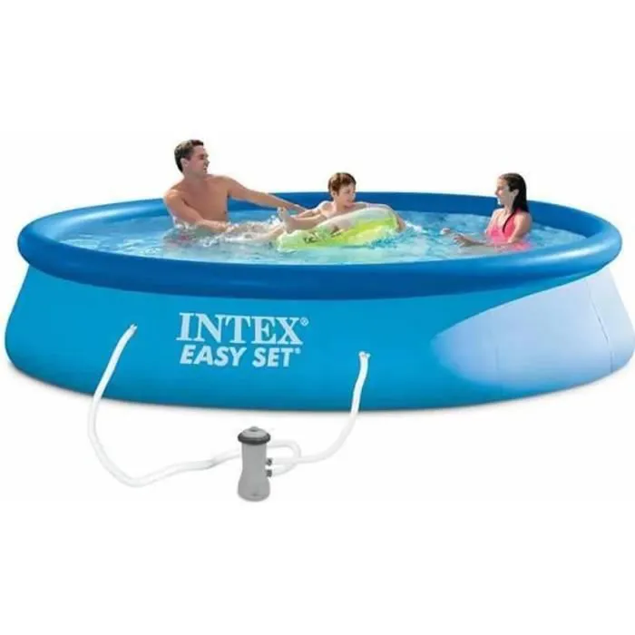 Intex - 28142NP - Kit piscine easy set autoportante ø 3,96 x 0,84m