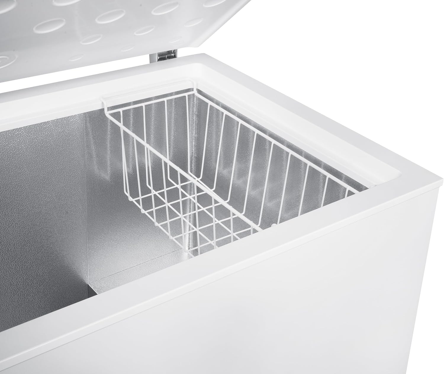 Beko CF316EWN Freezer, Freezer, 308 L Usable Volume, 1 Freezer Basket, Temperature Alarm, Transport Wheels, LED Display System, 40 db(A), Can be Used in Unheated Rooms, White [Energy Class E]