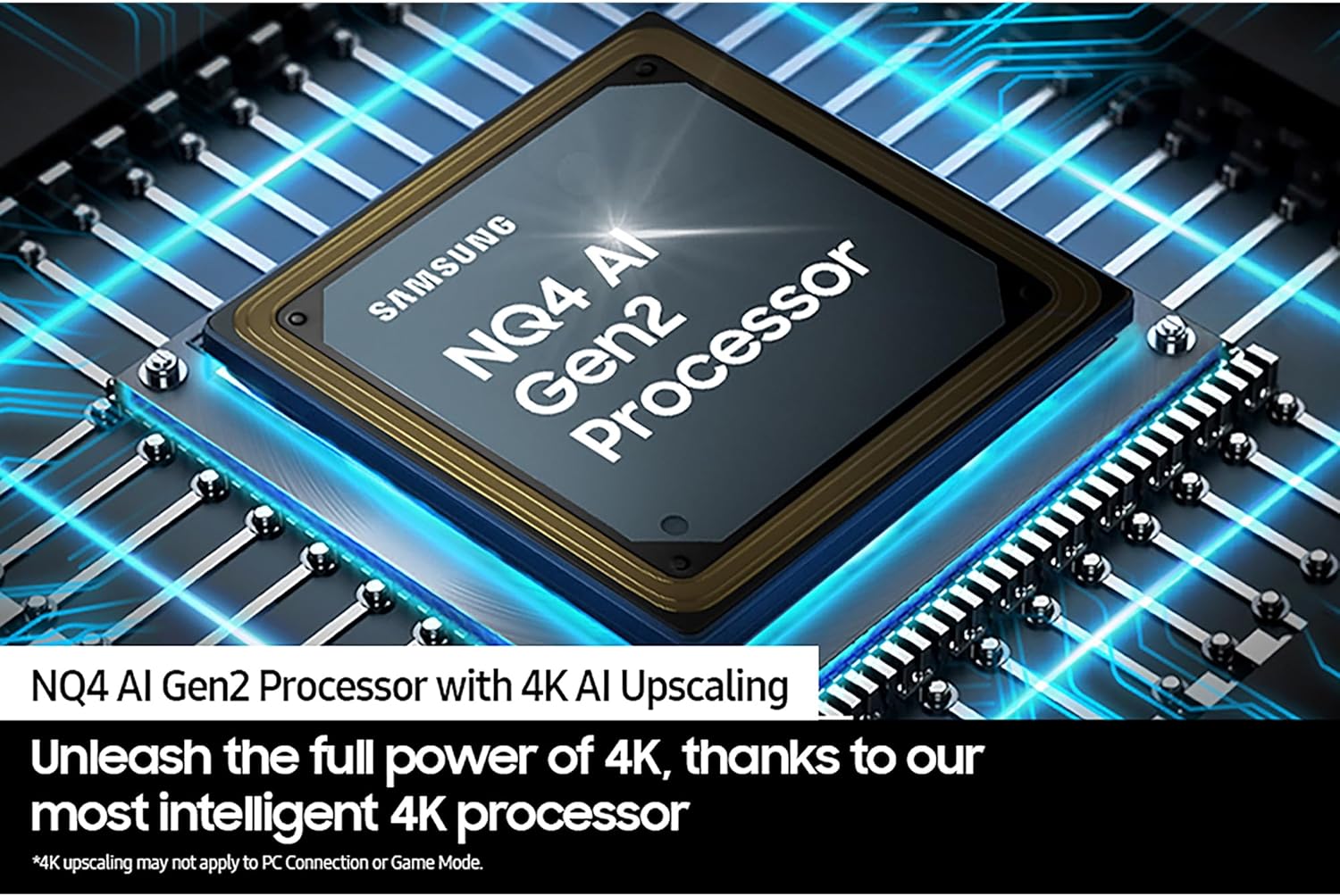 Samsung Motion Xcelerator 120Hz: Experience ultra-smooth TV gaming with up to 4K 120Hz motion* [Energy Class F]