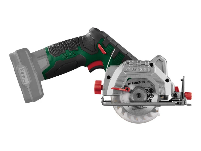 PARKSIDE Scie circulaire sans fil sans batterie ni chargeur, 12 V