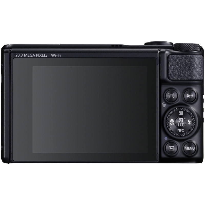 Canon SX740 HS PowerShot Digital Camera Black - Practical Compact Camera with 4K Resolution and Hybrid Autofocus - Canon Powershot Camera with 40x Optical Zoom - Auto Transfer via WLAN and Bluetooth