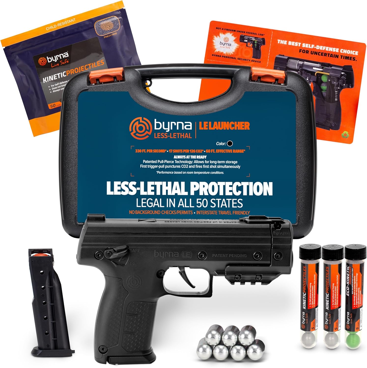 Byrna LE - Kinetic Ultimate Bundle | Less-Lethal Self-Defense & Home Defense Device