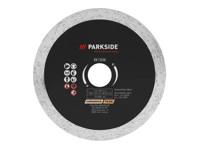 PARKSIDE PERFORMANCE Disque pour meuleuse d'angle