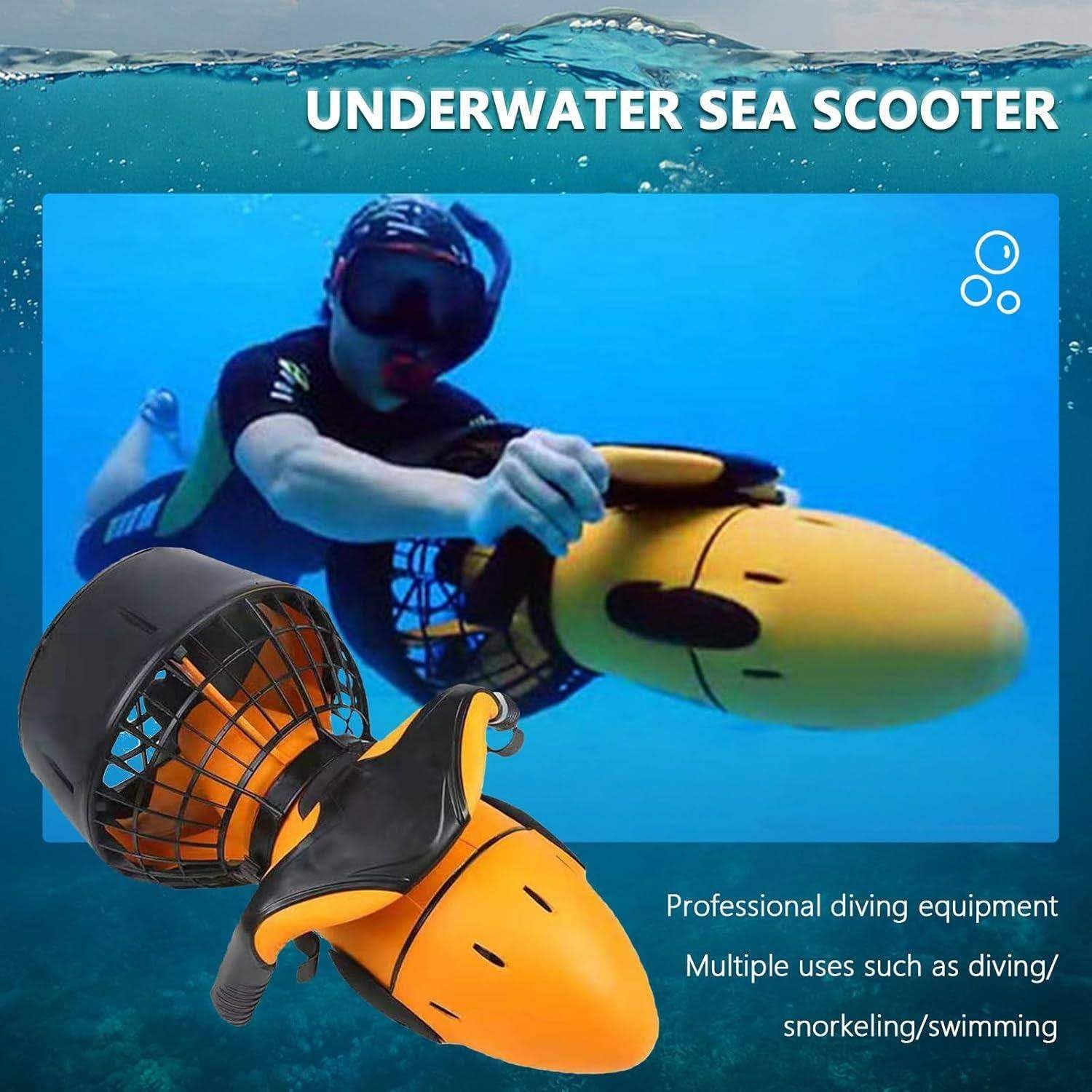 Mcamgiczin 800W Underwater Thruster 2025 Power - Li-ION Battery IP68 Waterproof for Freediving/Photography/Rescue | 50min Autonomy / High-End Diving with Ergonomic Design