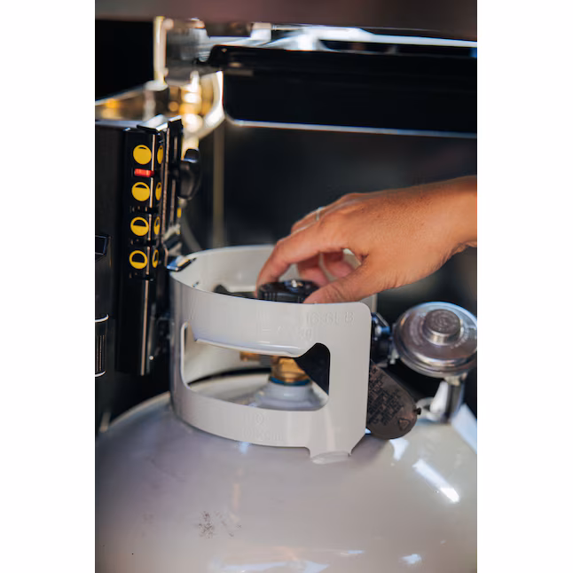 Weber Genesis E-435 Black 4-Burner Liquid Propane Gas Grill with 1 Side Burner