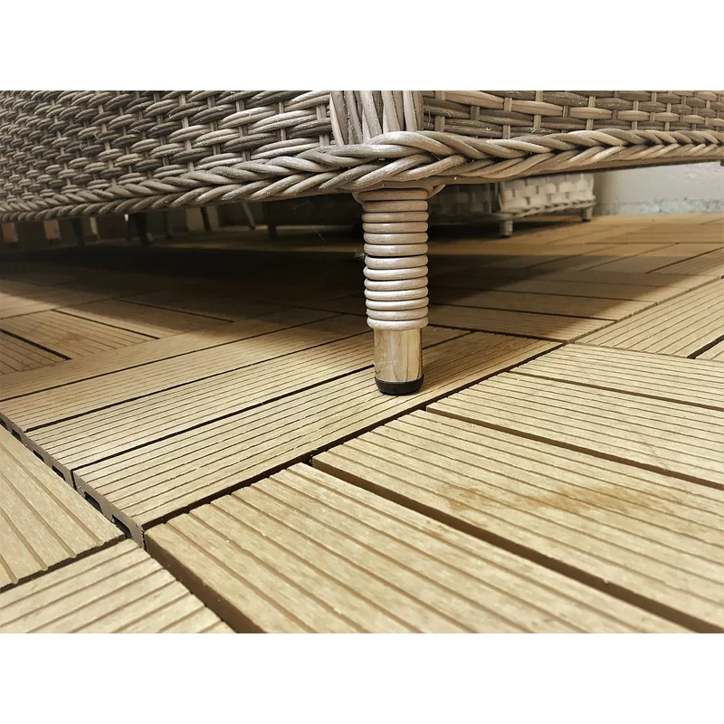 Auberta Wicker 9 - Person Garden Lounge Set