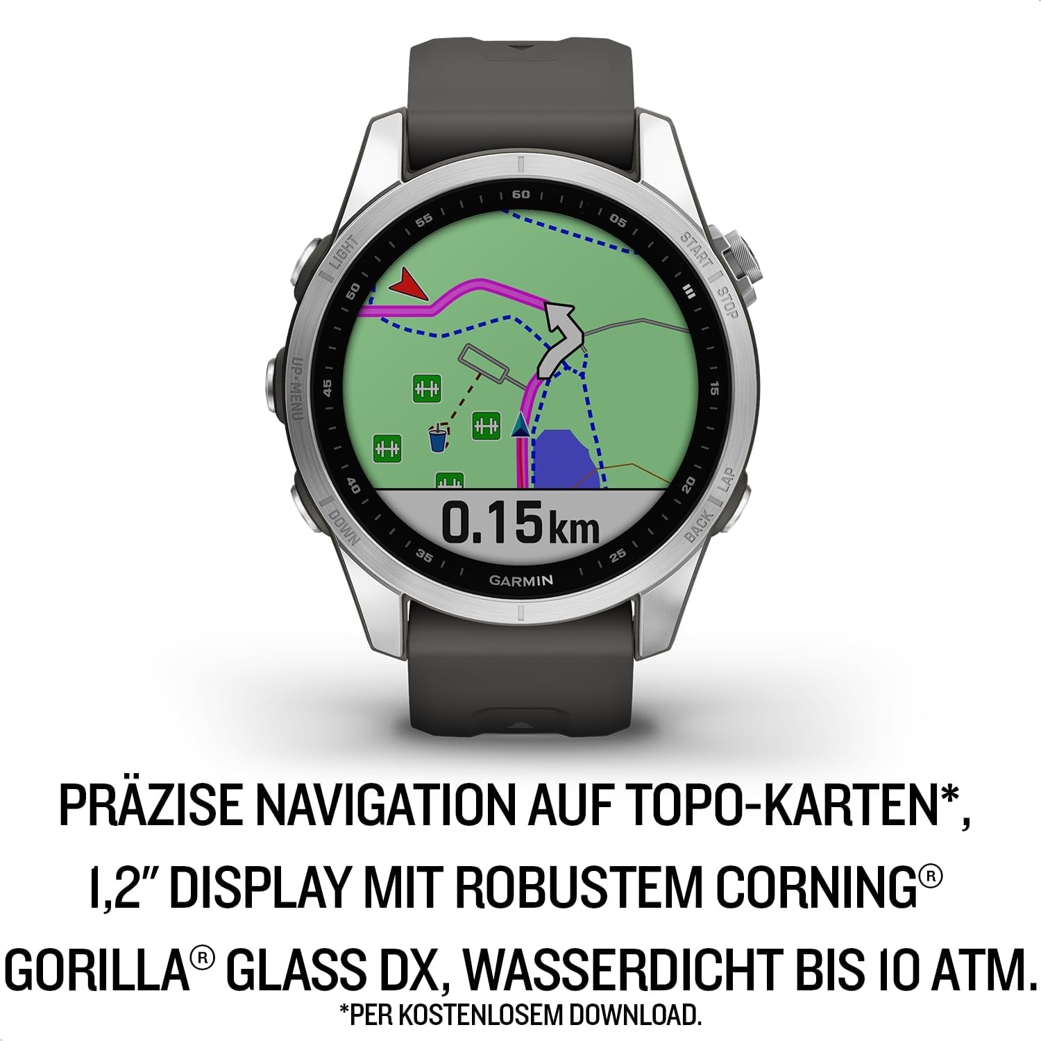 Garmin fēnix 7X SOLAR (51 mm), Large Multisport GPS Smartwatch, Solar Charging,Advanced Health and Training Features,Touchscreen and Buttons,Ultratough Design Features,Up to 37 days battery life