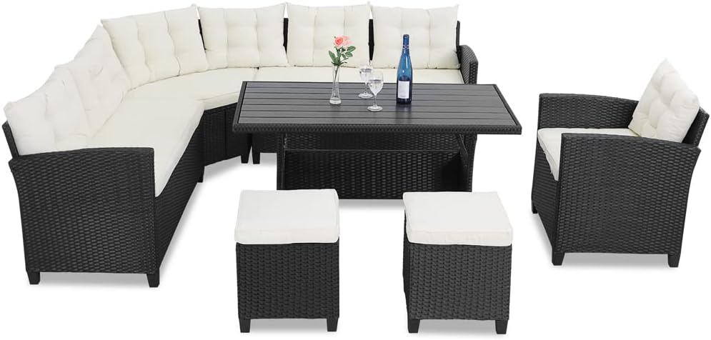 CASARIA® Premium Poly Rattan Garden Furniture
