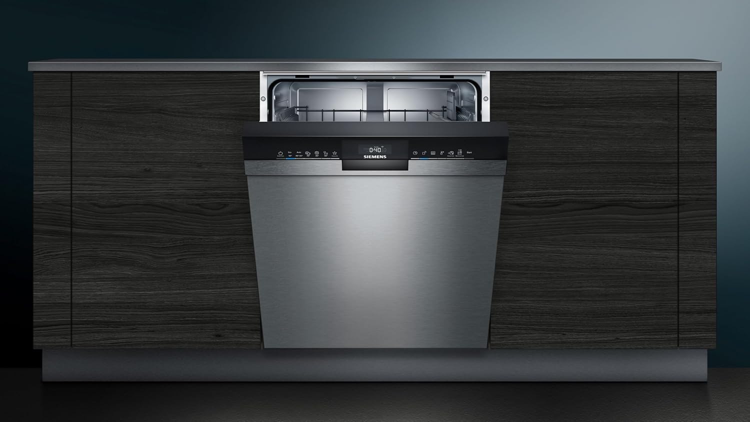 Siemens Fully integrated dishwasher / year / zeolite drying / WLAN compatible via Home Connect / glassZone in the upper basket / hygiene plus programme [Energy Class E]