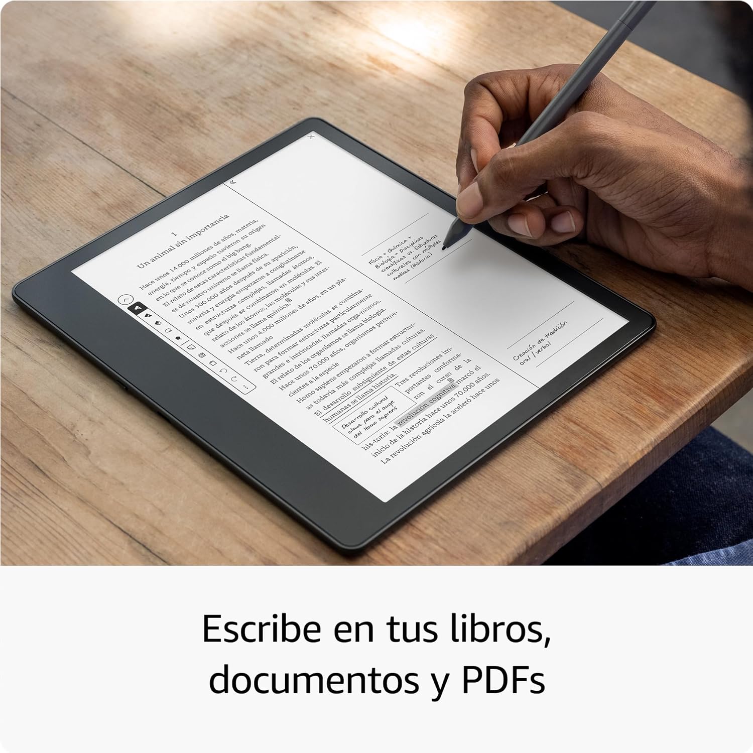 Kindle Scribe, the first Kindle to be an all-in-one digital notebook, with 16GB of storage and a 10.2