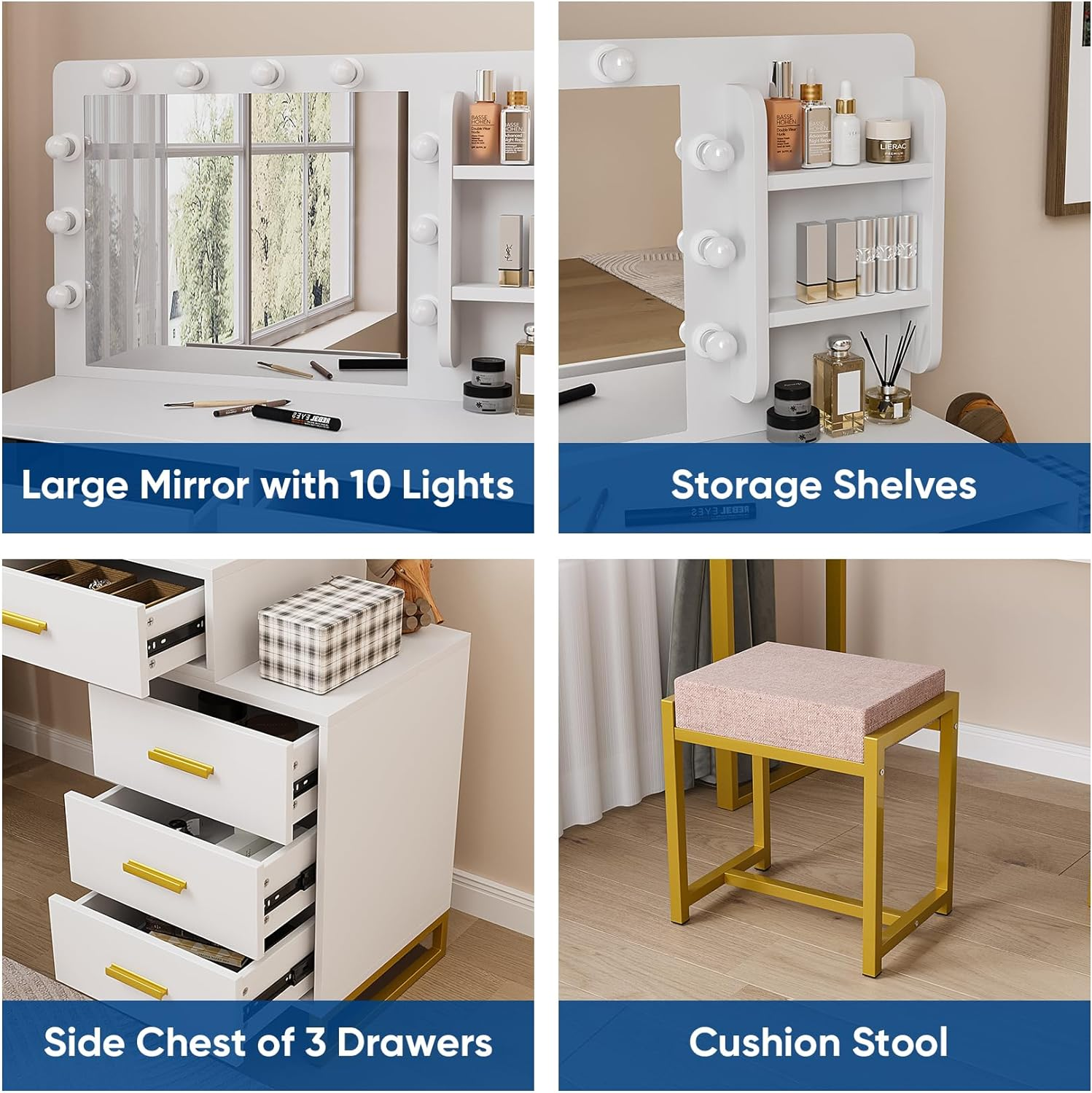 Multifunctional Vanity Mirror dressing table