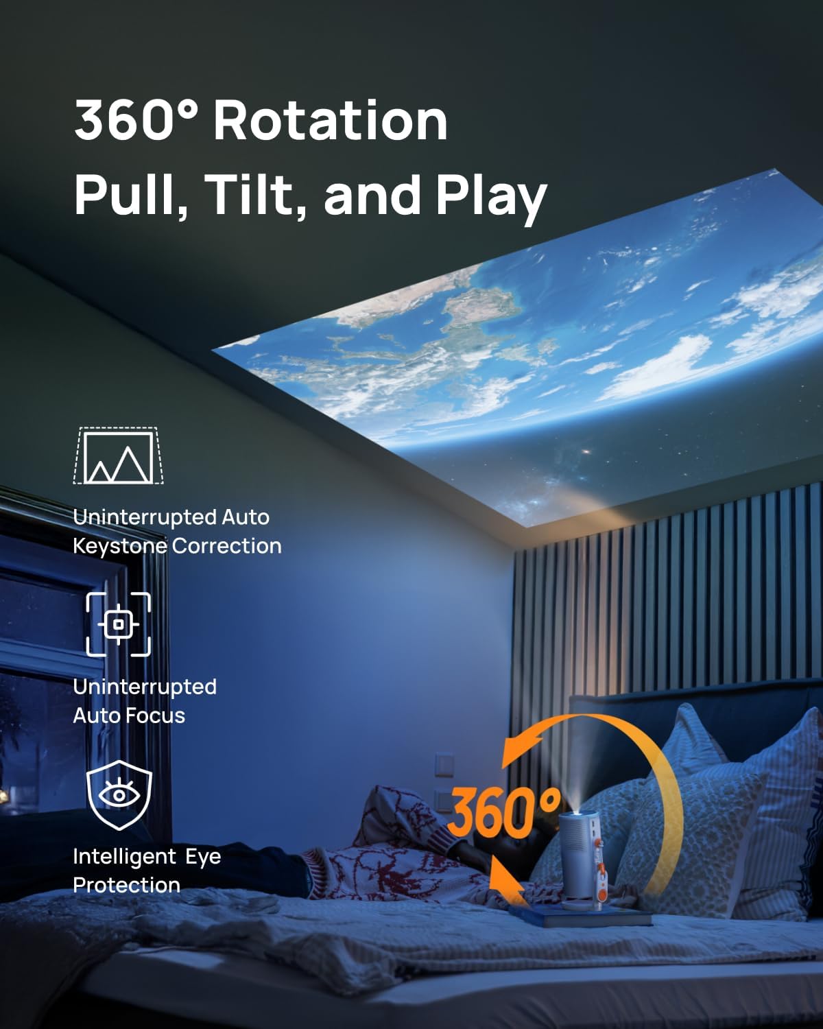 XGIMI MoGo 4 Laser & Outdoor Portable Projector Screen 70