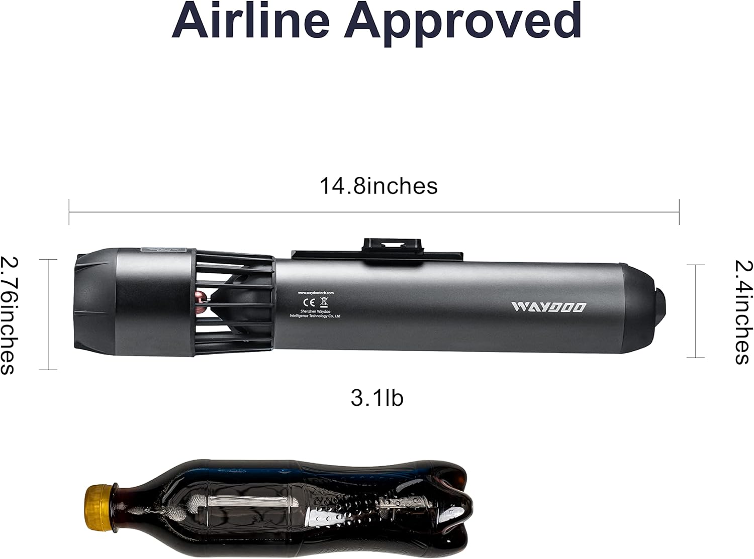 WAYDOO Subnado Scooter sous-Marin Noir Li-ION 25.2 V 3900 mAh