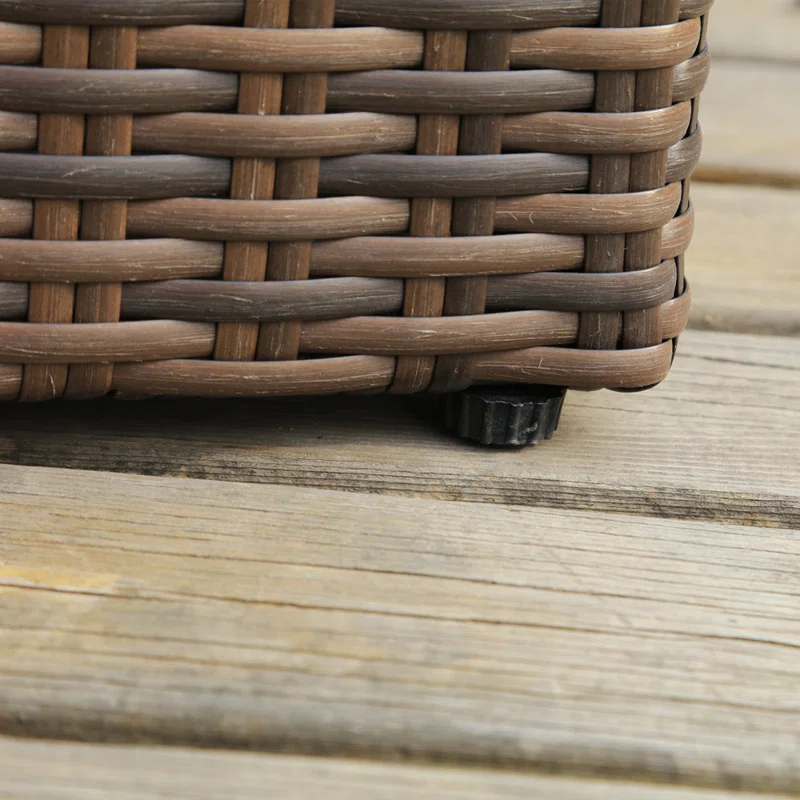 Wicker 8 - Person Garden Lounge Set with Cushions