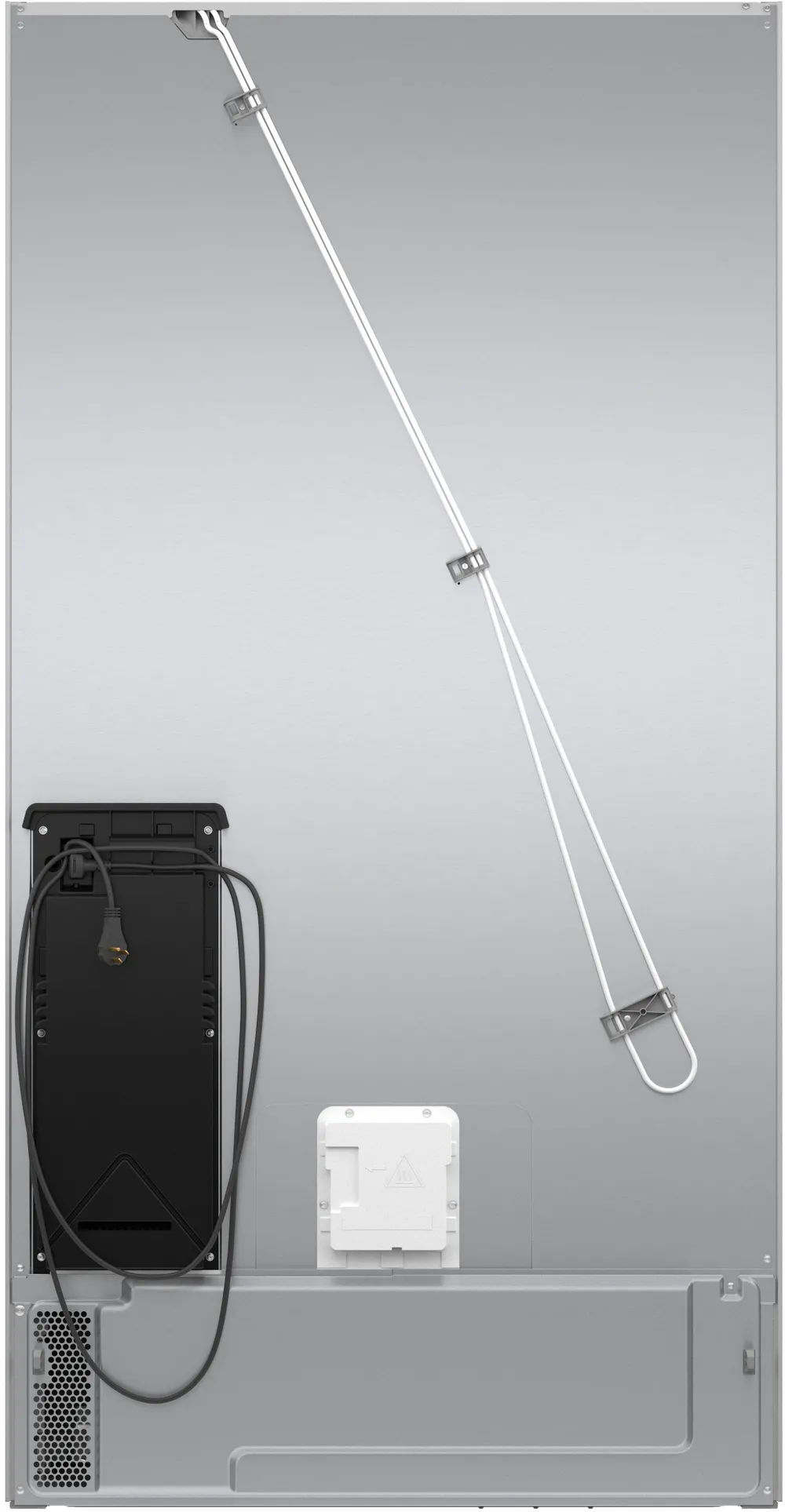 Bosch 100 Series French Door Bottom Mount 36'' Brushed steel anti-fingerprint, Total No Frost