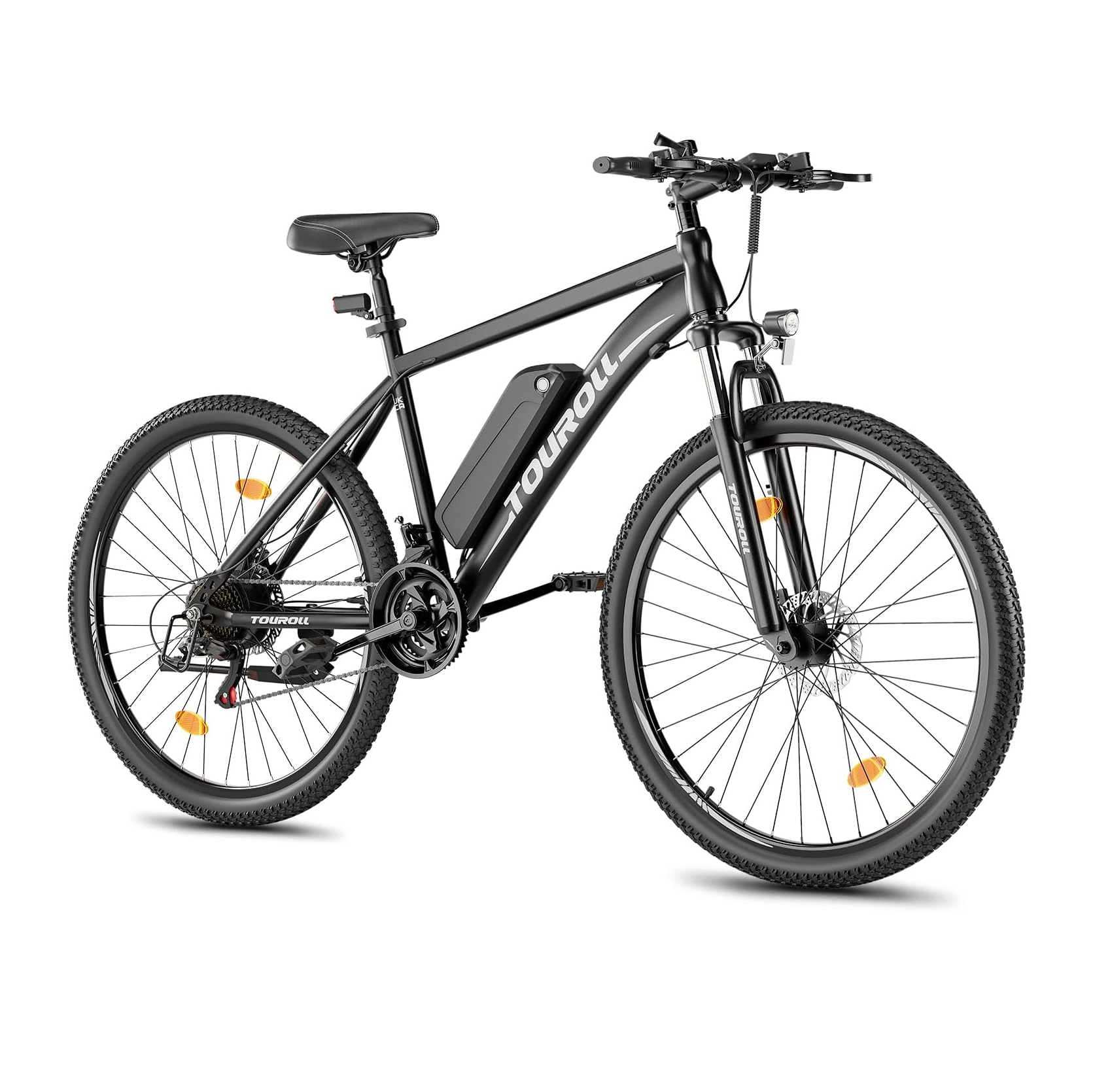 Touroll U1 E-Bikes, 26/29 Inch E Bike Men Women with Removable 36 V 13 Ah Battery, 250 W Motor MTB, Electric Mountain Bike with 21 Gears, Electric Bicycle Range Over 65 Km, CST Off-Road Tyres