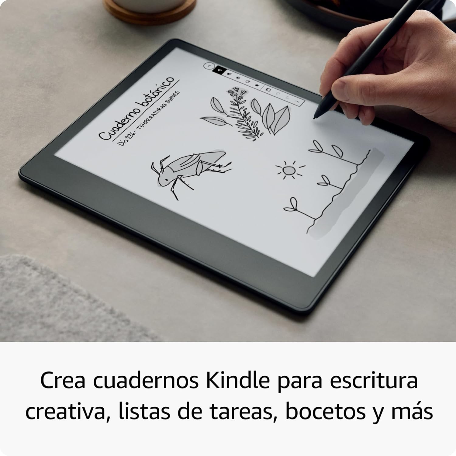 Kindle Scribe, the first Kindle to be an all-in-one digital notebook, with 16GB of storage and a 10.2