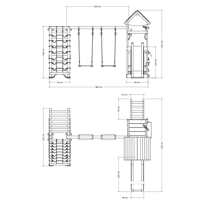 MARVEL's Spider-Man Story climbing frame by Wickey