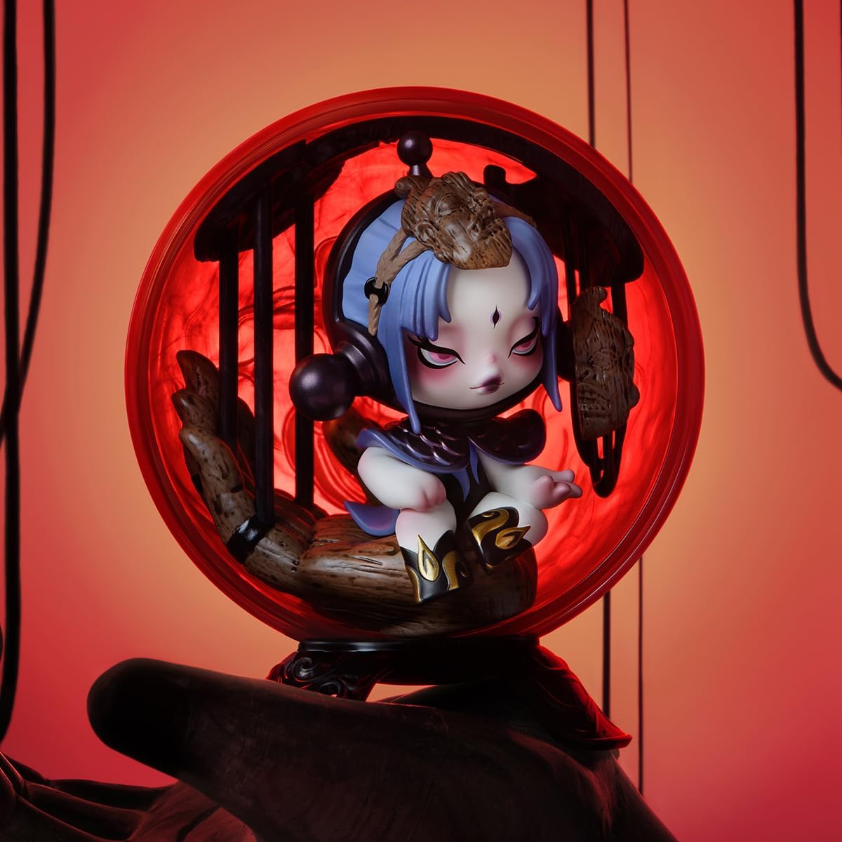 POP MART SKULLPANDA The Mirage Series Figures Pop d’Action Figurines Anime de Jouet Figure à Collectionner Cadeaux Créatifs 1PC