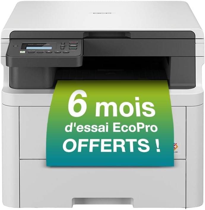 Brother DCP-L3520CDWE 3-in-1 Multifunction Color Laser Printer (Print/Copy/Scan) | Automatic Duplex Printing | 18ppm | 4-Month ECOPRO Subscription FREE