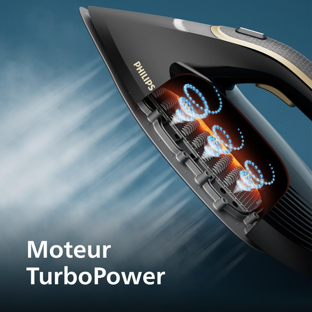 Philips PerfectCare Series 7000 Steam Generator, 650g Steam Boost, 8.5 Bars, SteamGlide Elite Soleplate, Automatic Intelligent Steam (PSG7300/80)