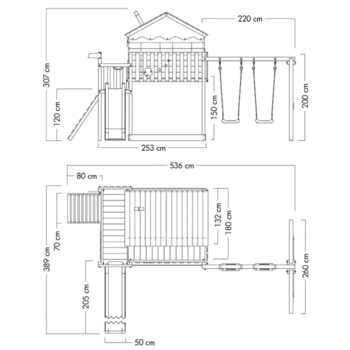 Climbing frame Wickey Smart Coast
