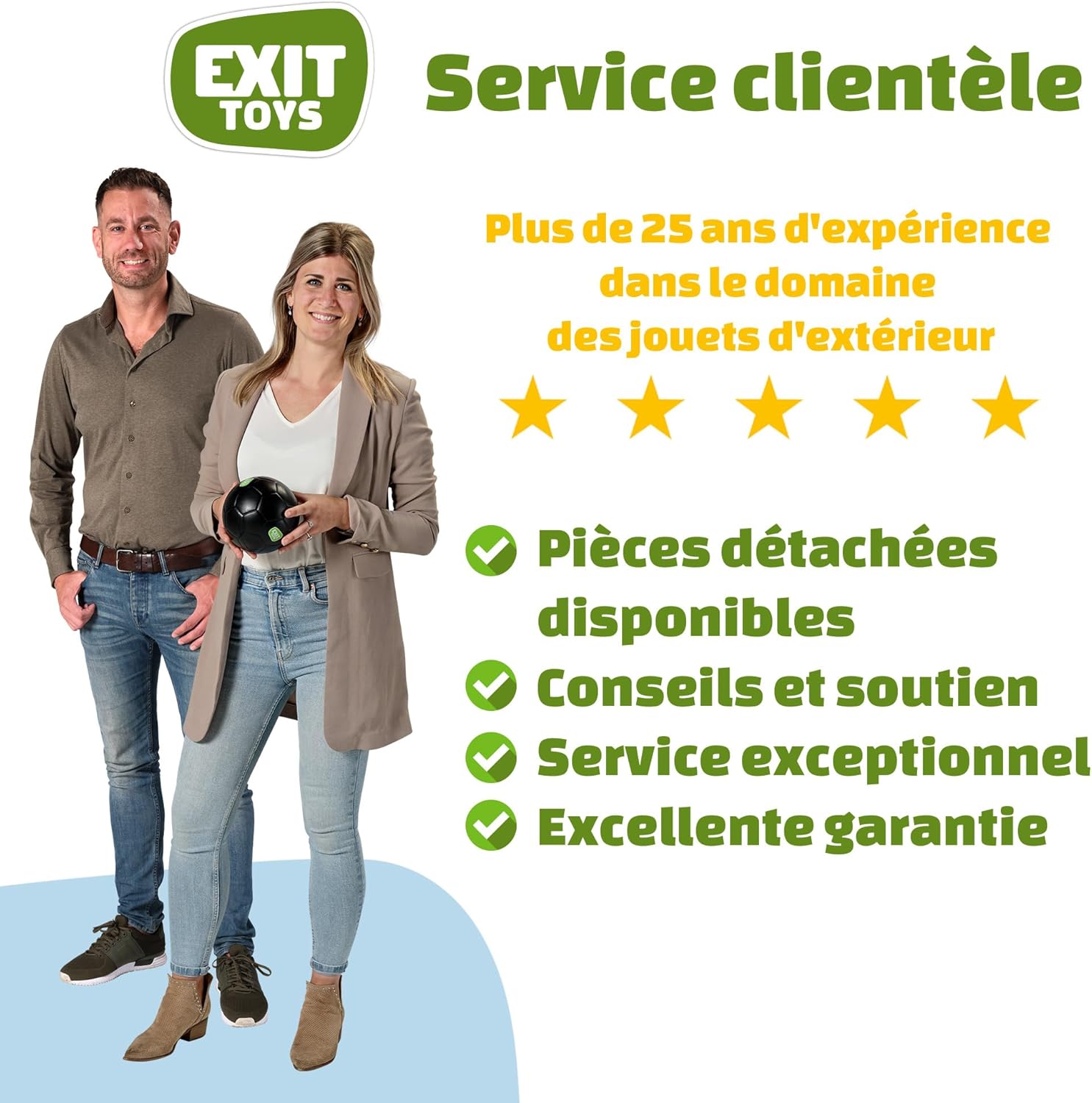 EXIT TOYS Piscine en Bois - 300 x 200 x 65 cm - Rectangulaire et compacte - avec Pompe à Filtre à Cartouche - Facile d'accès - Convient pour Les Tout-Petits - Cadre Solide - Design Unique - Marron