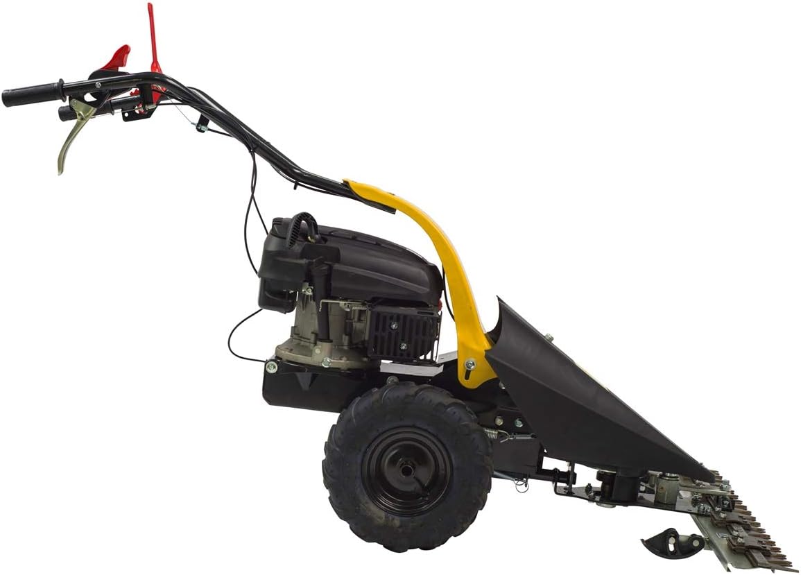 Texas Professional Petrol Beam Mower CB8700 Meadow Mower High Grass Mower Lawn Mower Lawn Mower with Wheel Drive Cutting Width 870 mm 159 CCM Displacement 4-Stroke Motor 3.4 HP Suitable for Commercial